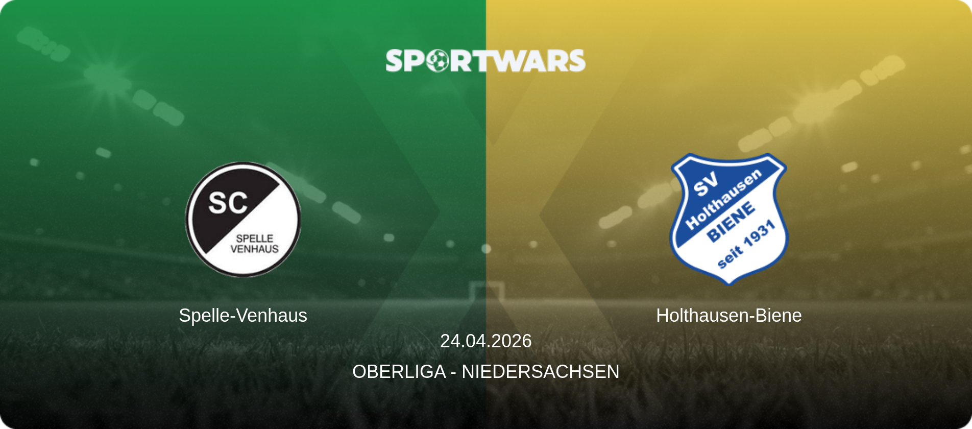 Spelle-Venhaus — Holthausen-Biene, 24.04.2026 — Oberliga - Niedersachsen (match preview)