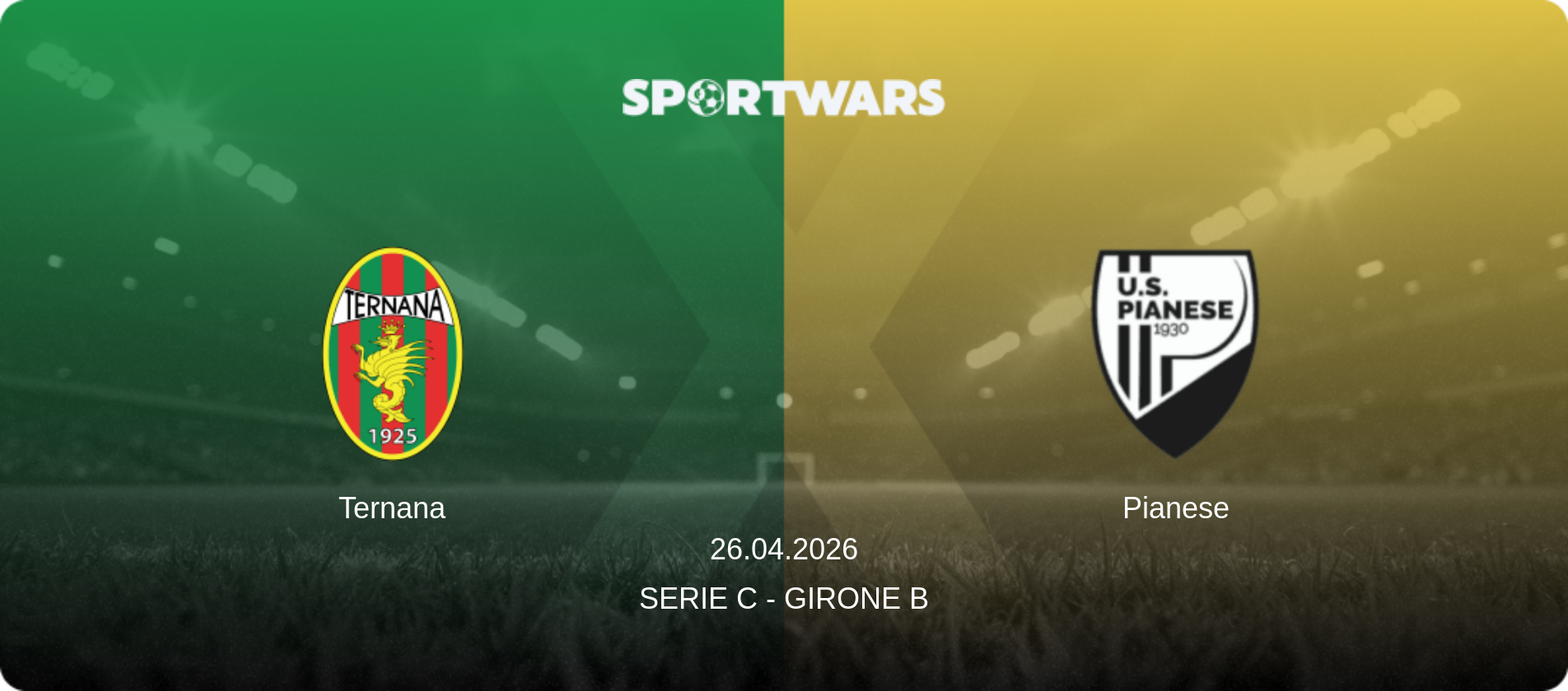 Ternana — Pianese, 26.04.2026 — Serie C - Girone B (match preview)