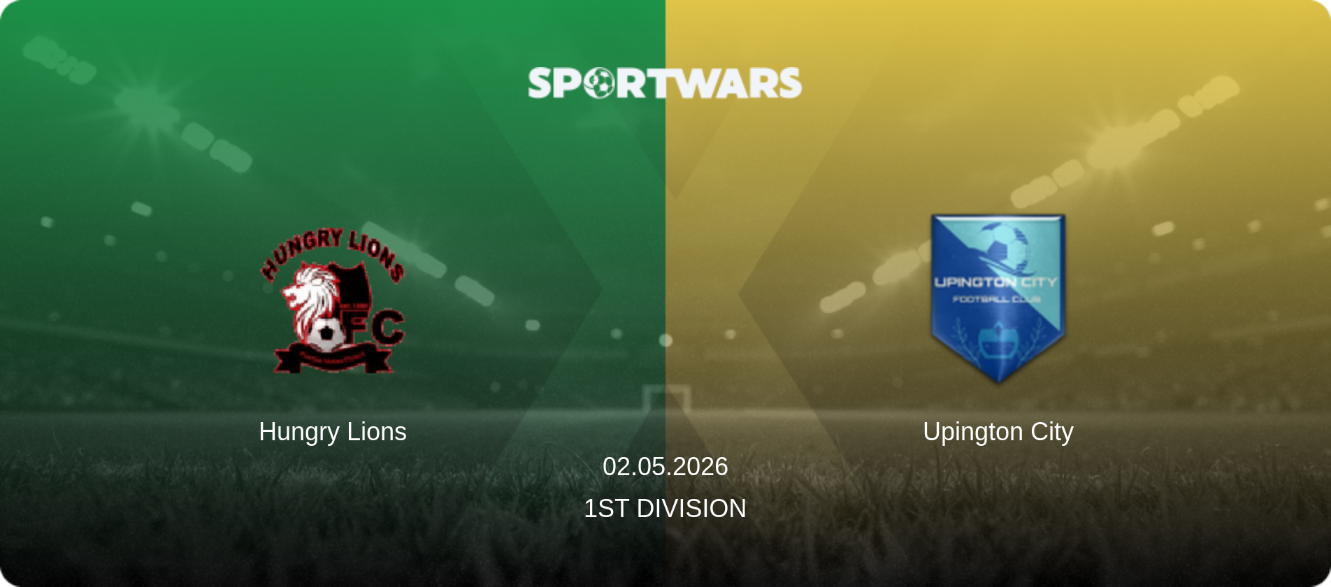 Hungry Lions — Upington City, 02.05.2026 — 1st Division (match preview)