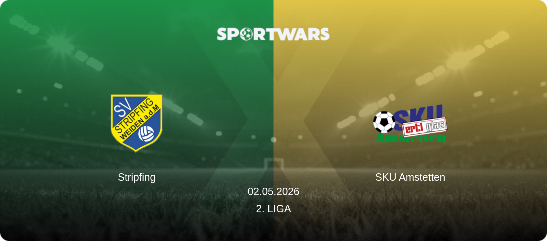 Stripfing — SKU Amstetten, 02.05.2026 — 2. Liga (match preview)