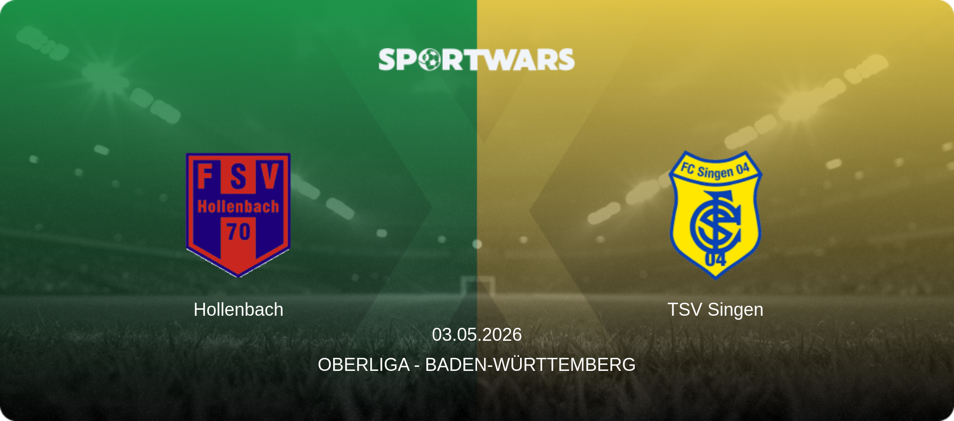 Hollenbach — TSV Singen, 03.05.2026 — Oberliga - Baden-Württemberg (match preview)
