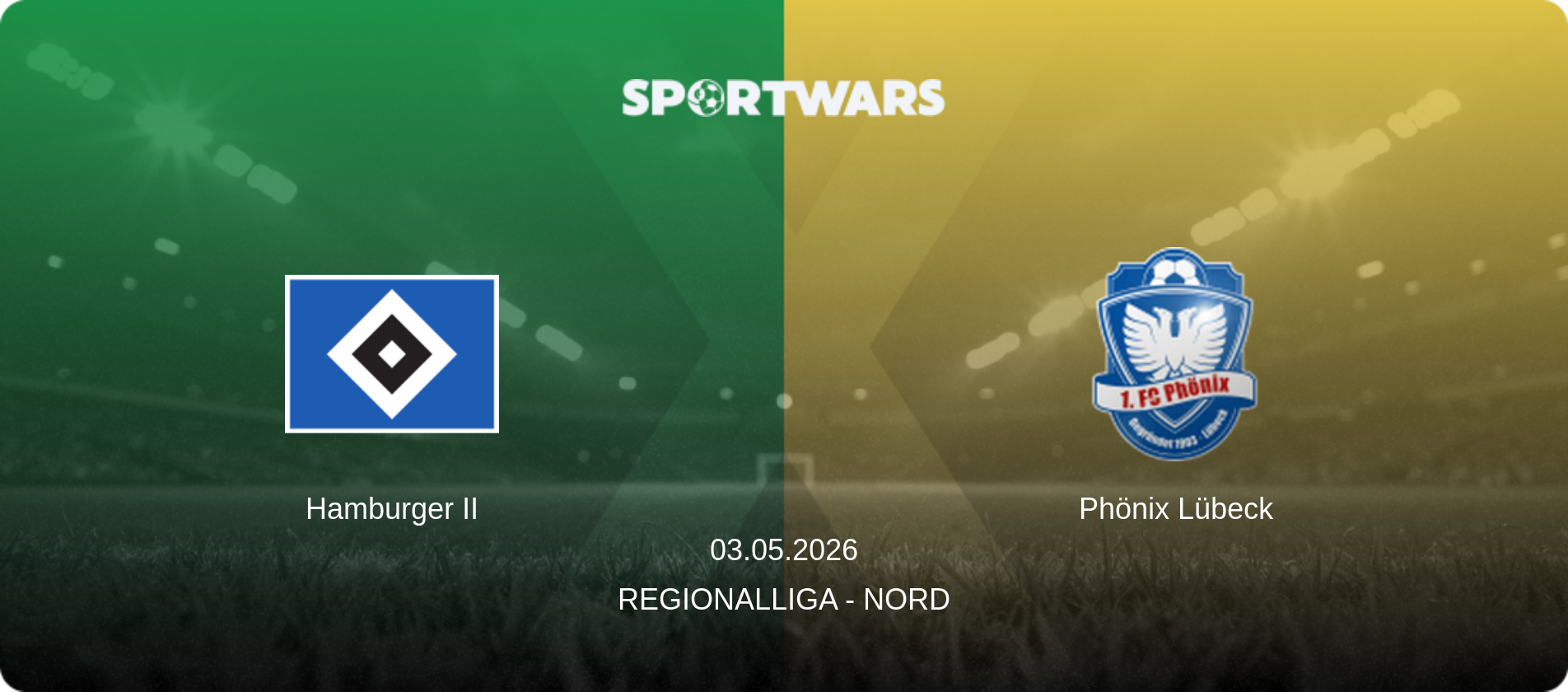 Hamburger II — Phönix Lübeck, 03.05.2026 — Regionalliga - Nord (match preview)