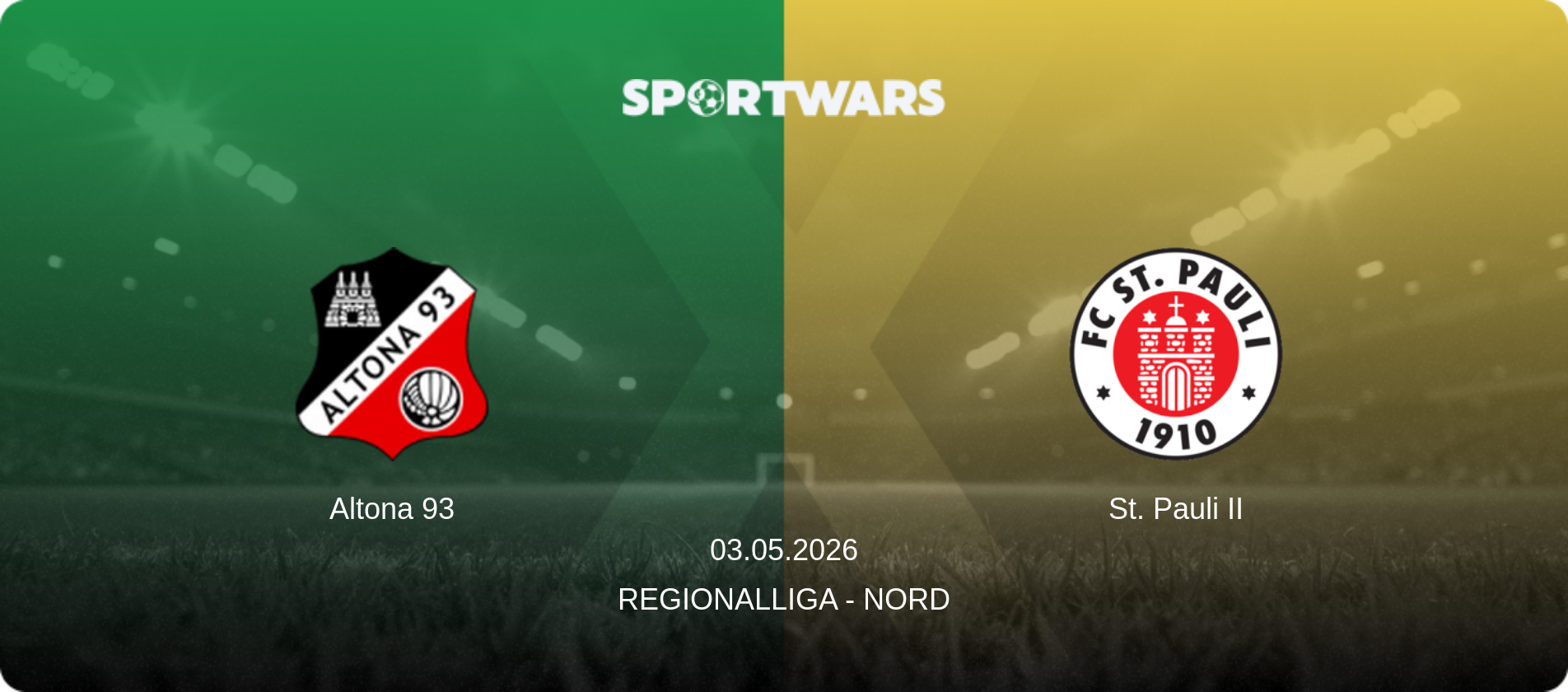 Altona 93 — St. Pauli II, 03.05.2026 — Regionalliga - Nord (match preview)