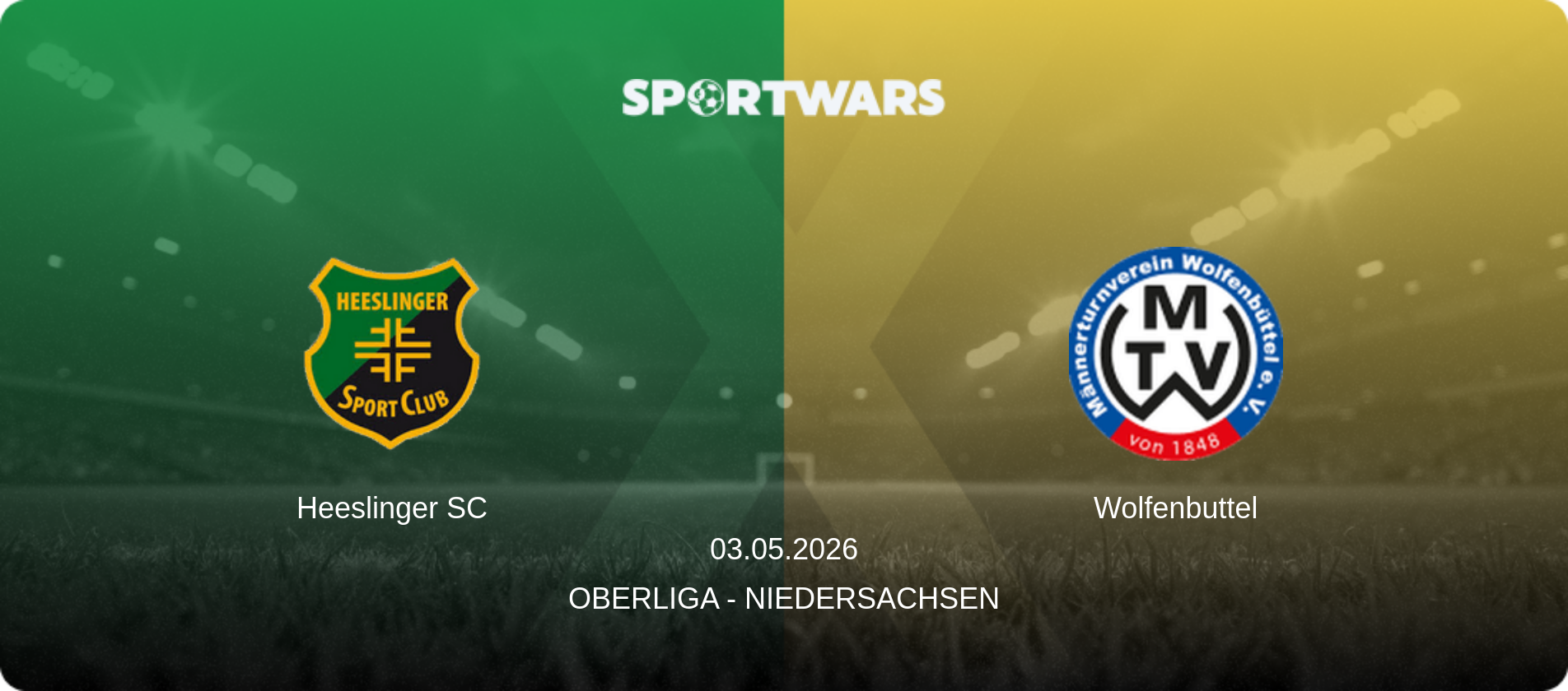 Heeslinger SC — Wolfenbuttel, 03.05.2026 — Oberliga - Niedersachsen (match preview)
