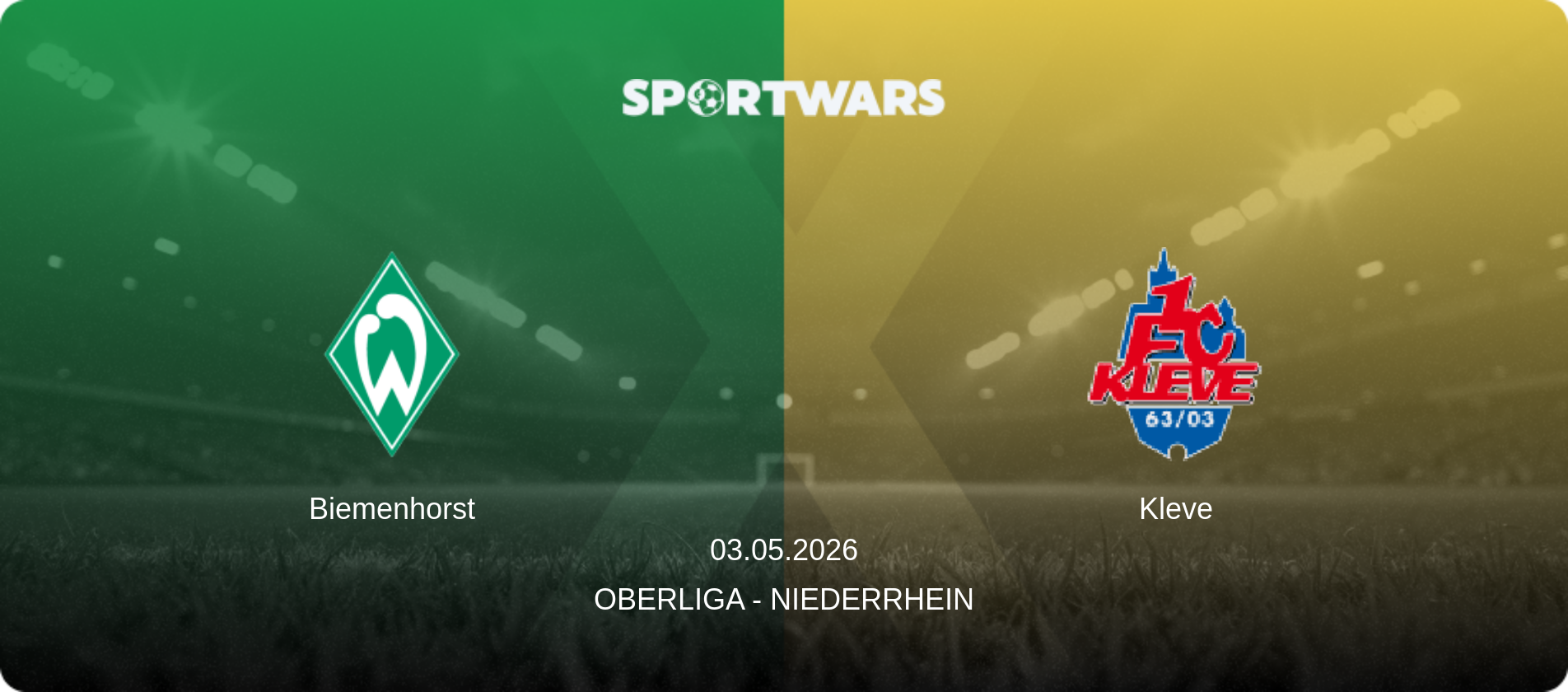 Biemenhorst — Kleve, 03.05.2026 — Oberliga - Niederrhein (match preview)