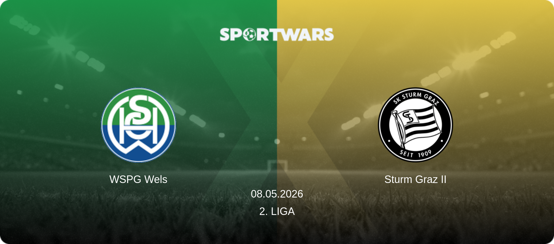 WSPG Wels — Sturm Graz II, 08.05.2026 — 2. Liga (match preview)