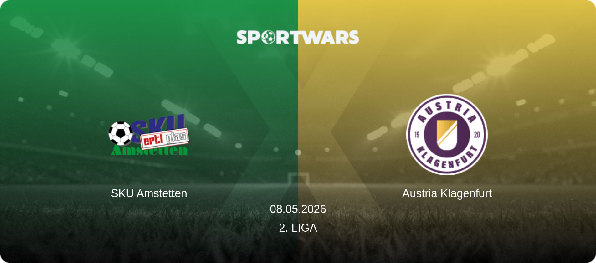 SKU Amstetten — Austria Klagenfurt, 08.05.2026 — 2. Liga (match preview)
