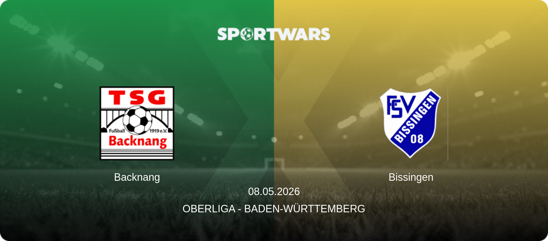 Backnang — Bissingen, 08.05.2026 — Oberliga - Baden-Württemberg (match preview)
