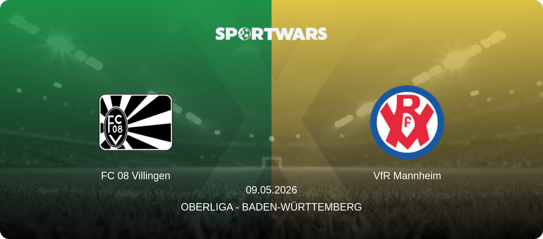 FC 08 Villingen — VfR Mannheim, 09.05.2026 — Oberliga - Baden-Württemberg (match preview)