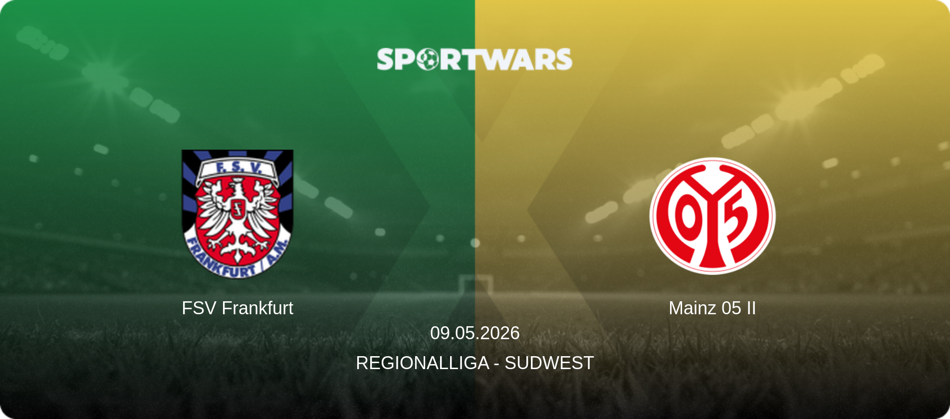 FSV Frankfurt — Mainz 05 II, 09.05.2026 — Regionalliga - SudWest (match preview)