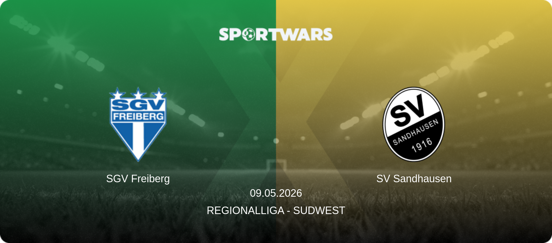 SGV Freiberg — SV Sandhausen, 09.05.2026 — Regionalliga - SudWest (match preview)