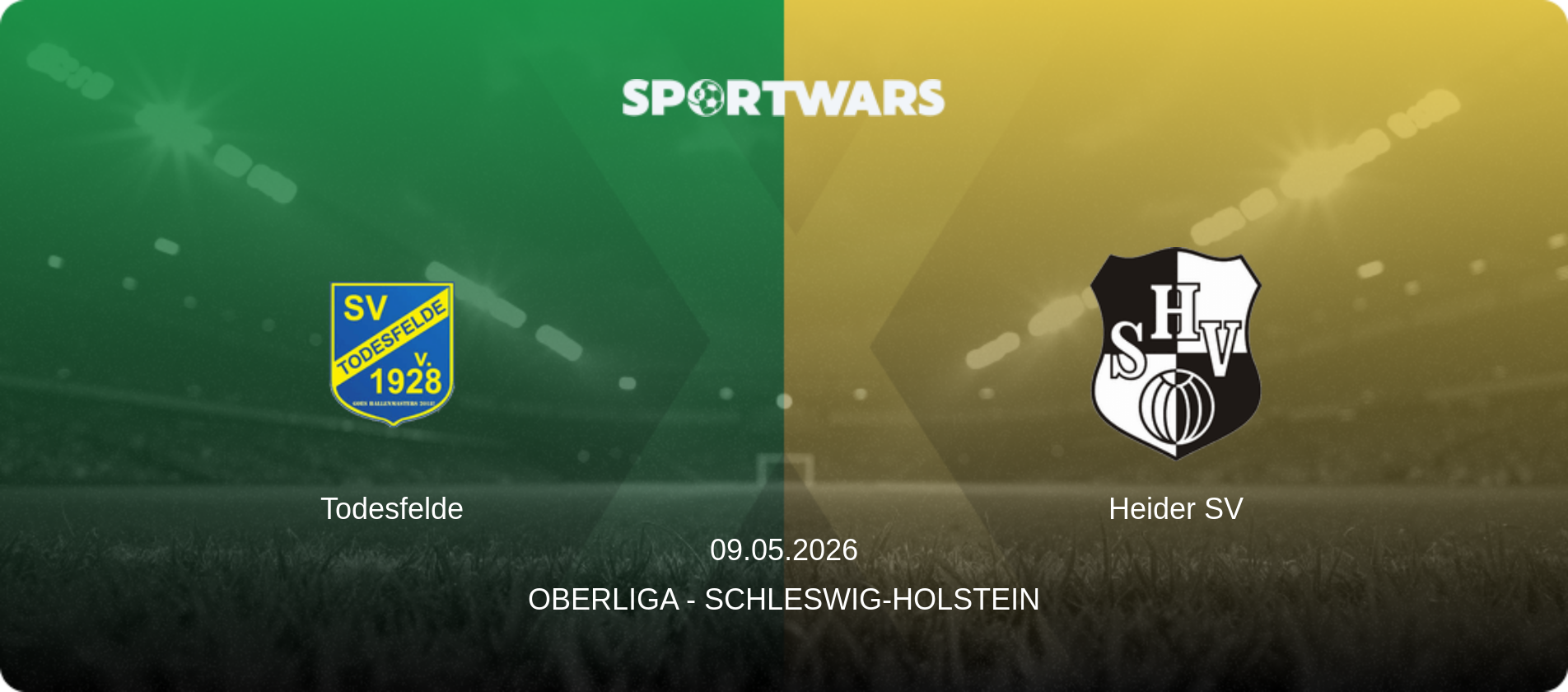 Todesfelde — Heider SV, 09.05.2026 — Oberliga - Schleswig-Holstein (match preview)