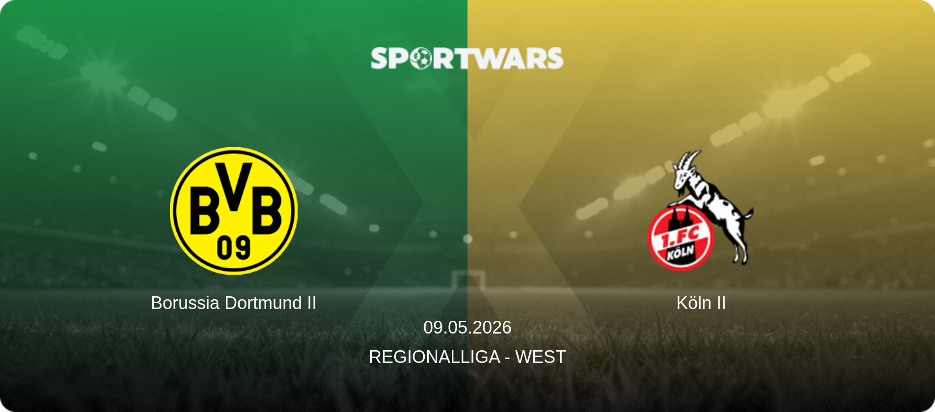Borussia Dortmund II — Köln II, 09.05.2026 — Regionalliga - West (match preview)