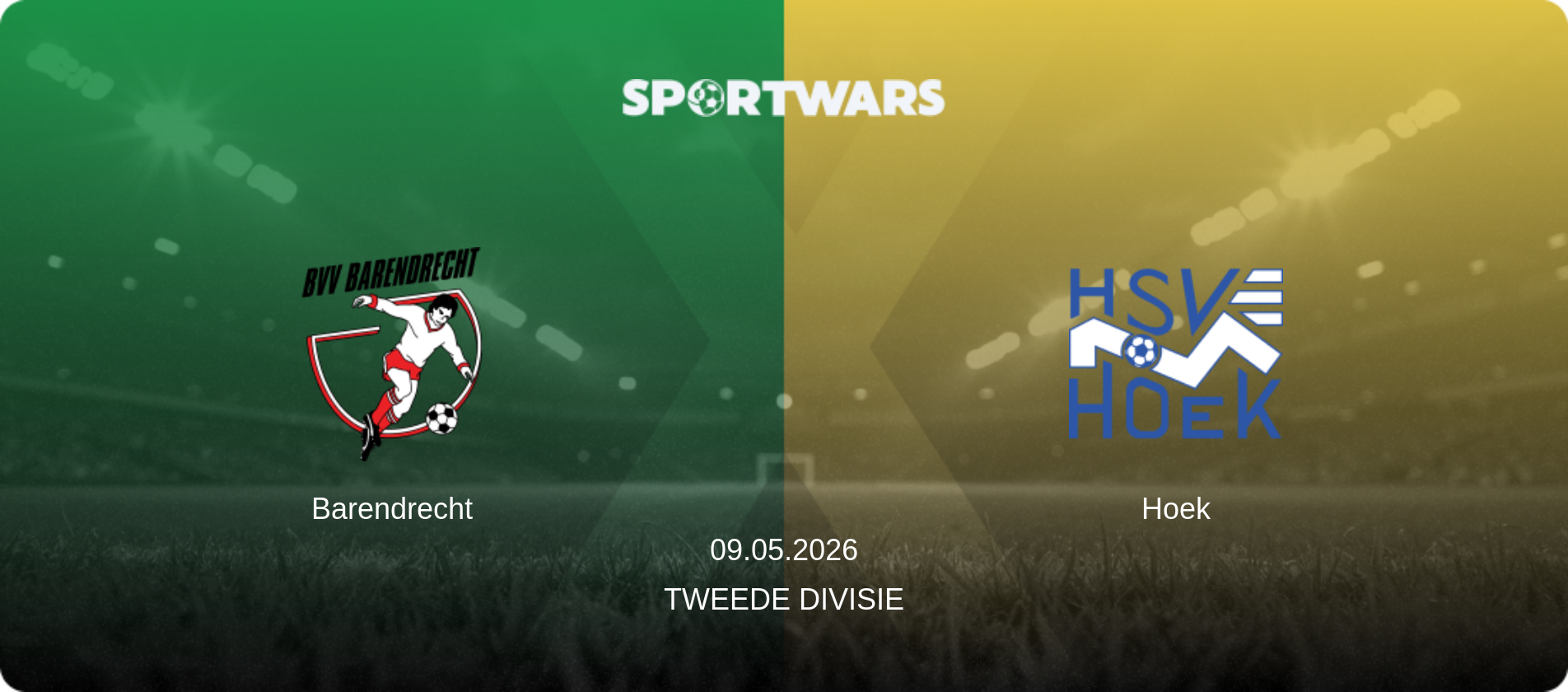 Barendrecht — Hoek, 09.05.2026 — Tweede Divisie (match preview)