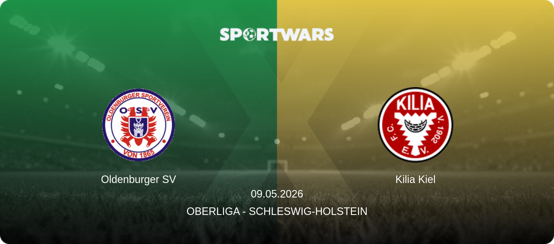 Oldenburger SV — Kilia Kiel, 09.05.2026 — Oberliga - Schleswig-Holstein (match preview)