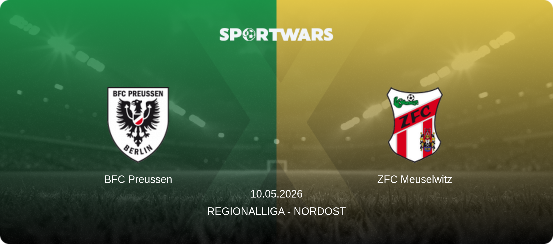 BFC Preussen — ZFC Meuselwitz, 10.05.2026 — Regionalliga - Nordost (match preview)