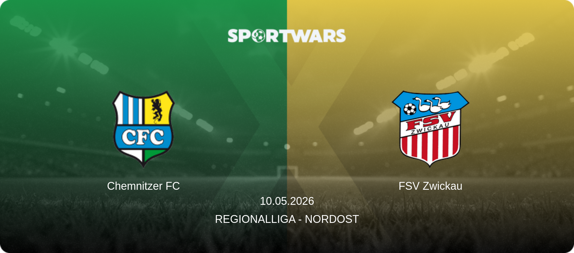 Chemnitzer FC — FSV Zwickau, 10.05.2026 — Regionalliga - Nordost (match preview)