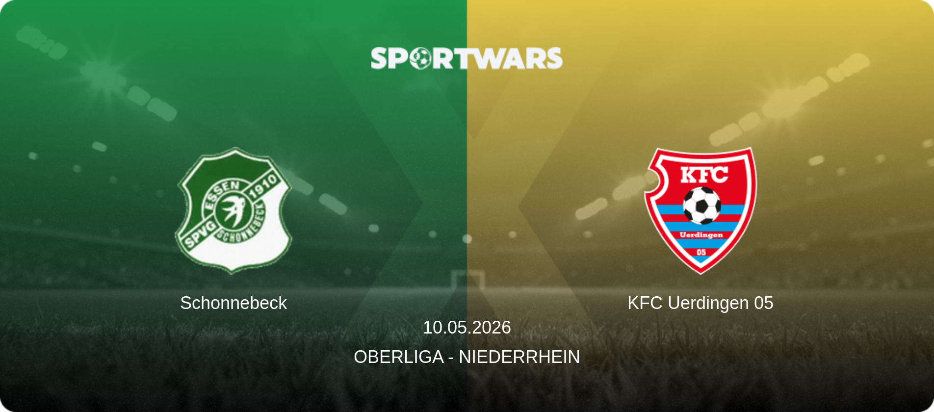 Schonnebeck — KFC Uerdingen 05, 10.05.2026 — Oberliga - Niederrhein (match preview)
