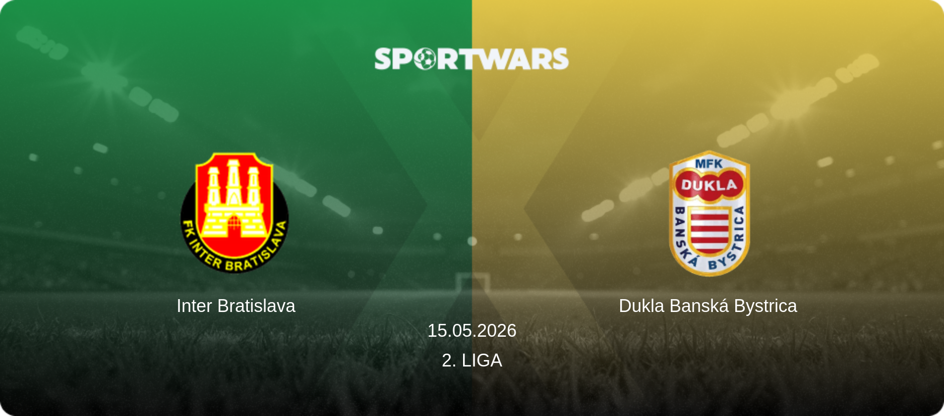 Inter Bratislava — Dukla Banská Bystrica, 15.05.2026 — 2. Liga (match preview)