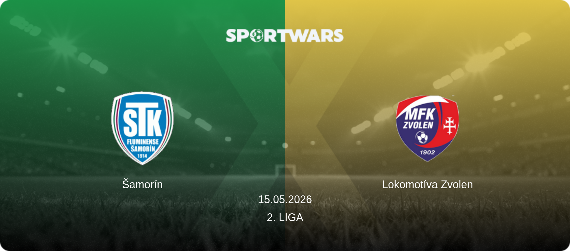 Šamorín — Lokomotíva Zvolen, 15.05.2026 — 2. Liga (match preview)