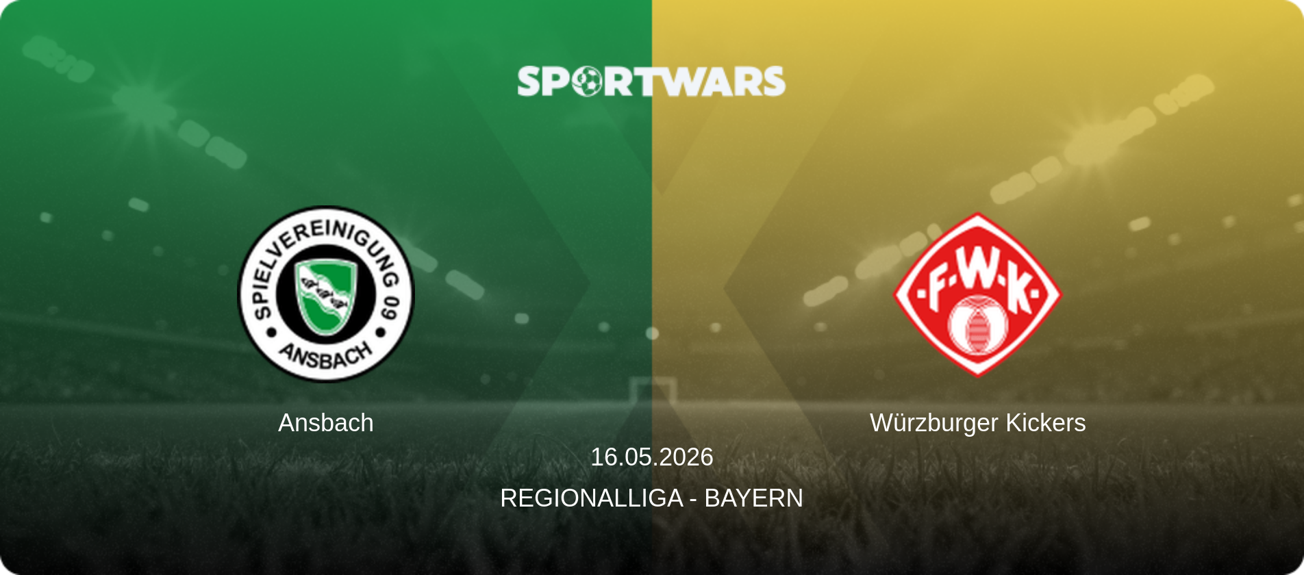 Ansbach — Würzburger Kickers, 16.05.2026 — Regionalliga - Bayern (match preview)
