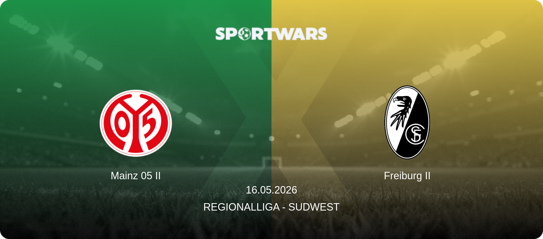 Mainz 05 II — Freiburg II, 16.05.2026 — Regionalliga - SudWest (match preview)