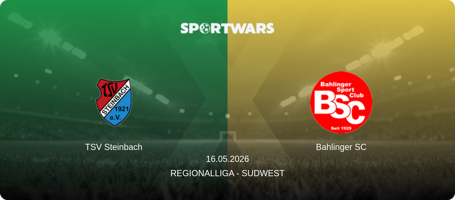TSV Steinbach — Bahlinger SC, 16.05.2026 — Regionalliga - SudWest (match preview)