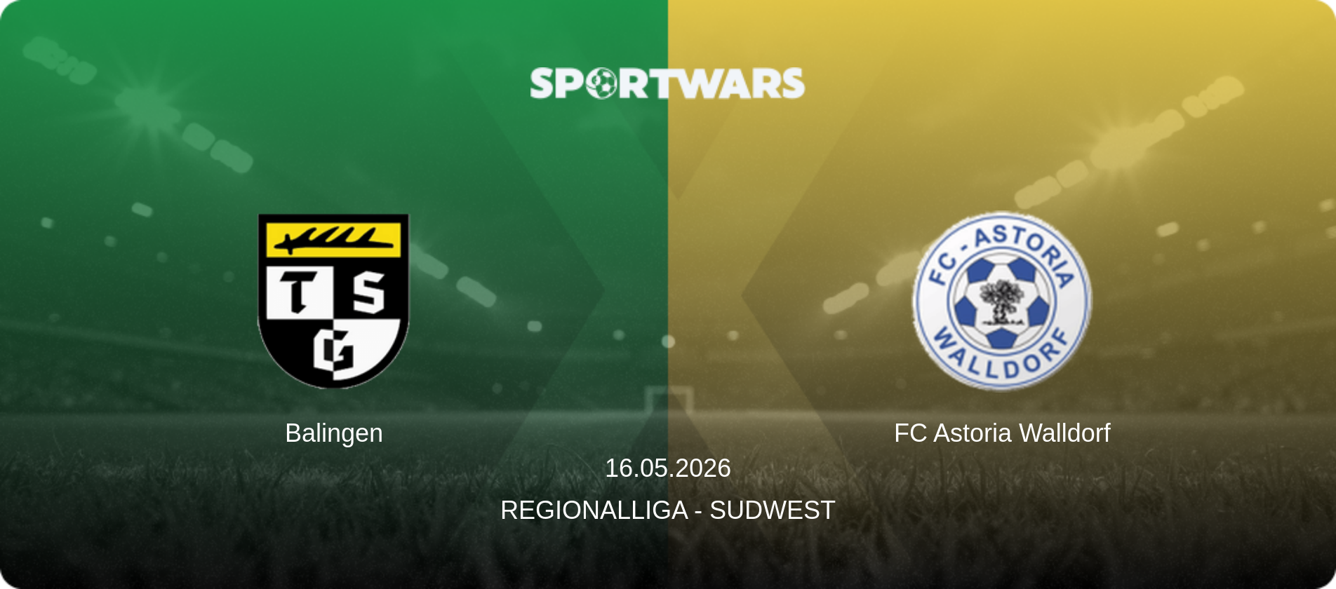 Balingen — FC Astoria Walldorf, 16.05.2026 — Regionalliga - SudWest (match preview)
