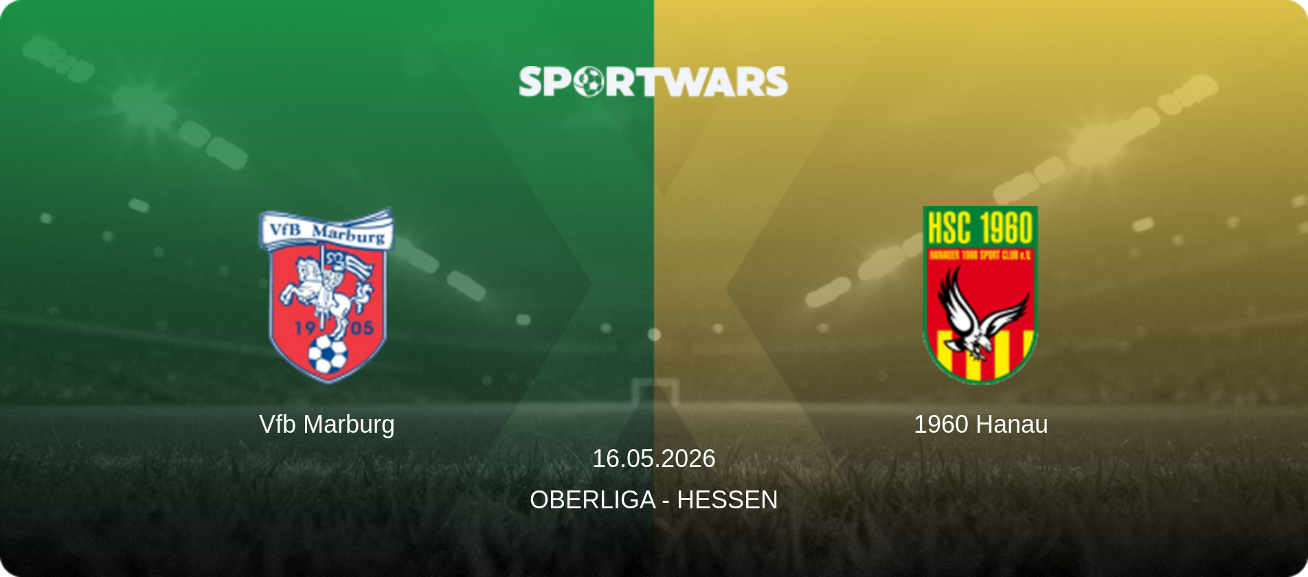 Vfb Marburg — 1960 Hanau, 16.05.2026 — Oberliga - Hessen (match preview)
