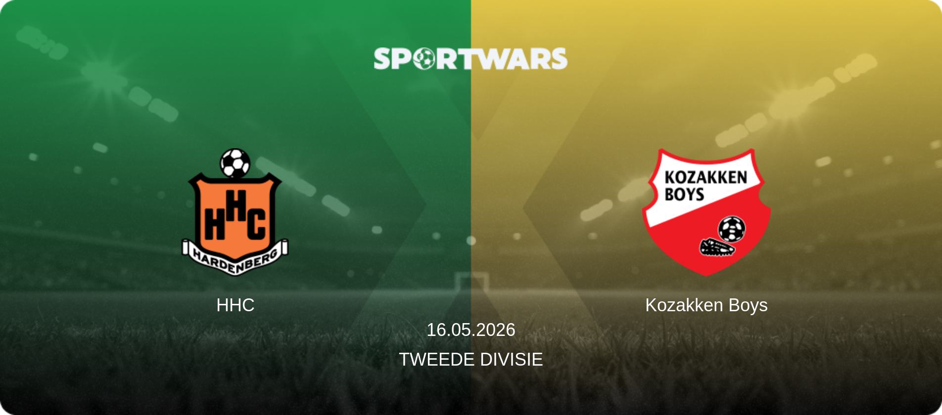 HHC — Kozakken Boys, 16.05.2026 — Tweede Divisie (match preview)