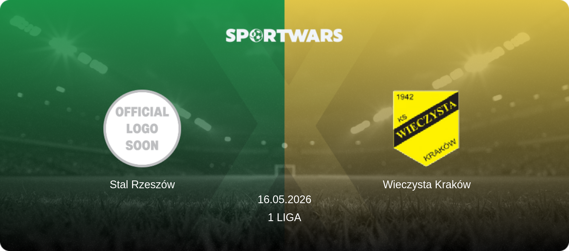Stal Rzeszów — Wieczysta Kraków, 16.05.2026 — 1 Liga (match preview)
