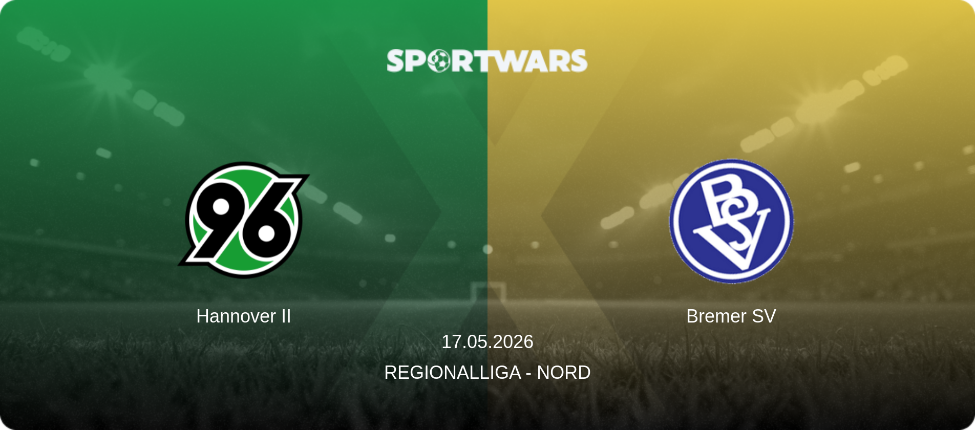 Hannover II — Bremer SV, 17.05.2026 — Regionalliga - Nord (match preview)