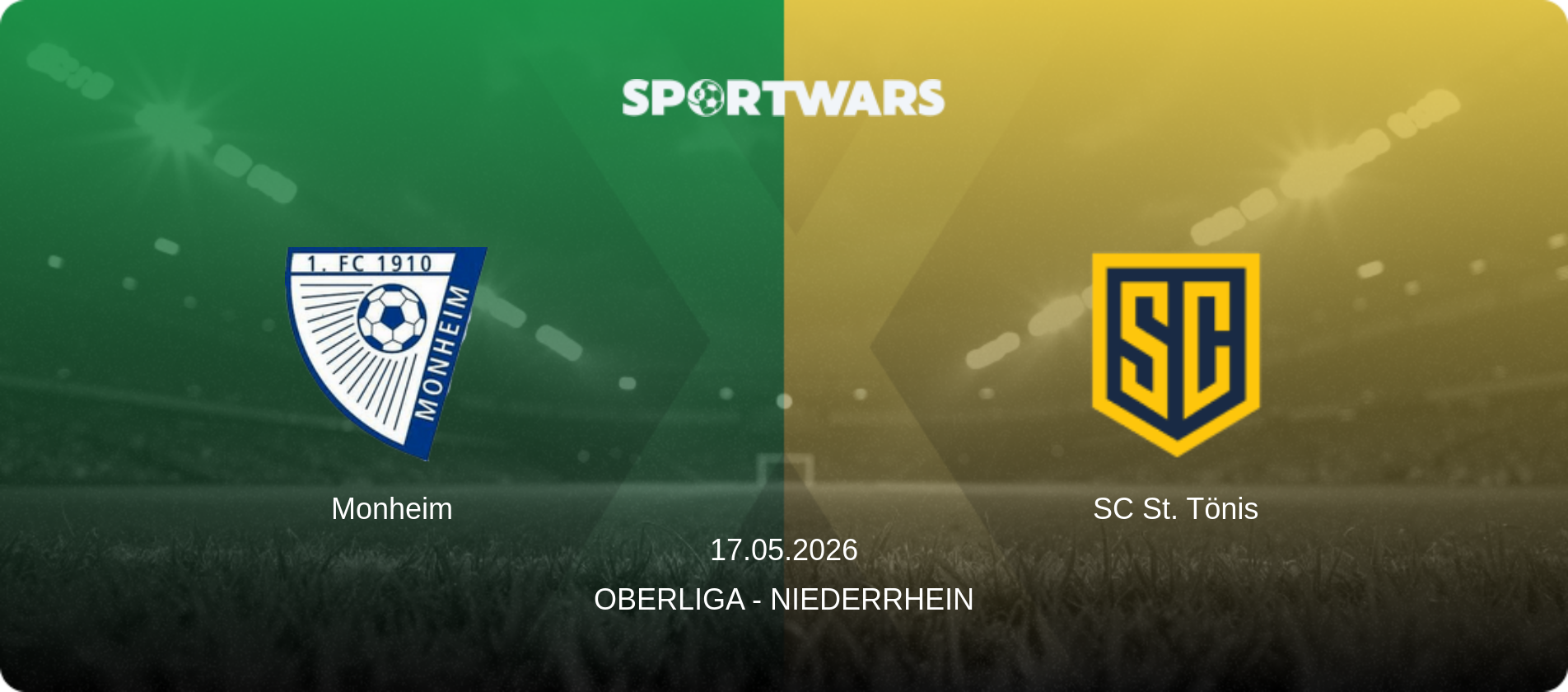 Monheim — SC St. Tönis, 17.05.2026 — Oberliga - Niederrhein (match preview)