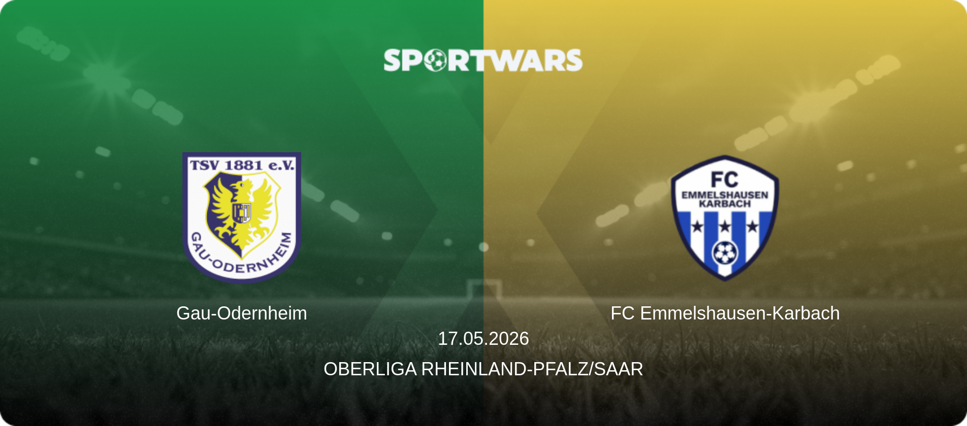 Gau-Odernheim — FC Emmelshausen-Karbach, 17.05.2026 — Oberliga Rheinland-Pfalz/Saar (match preview)