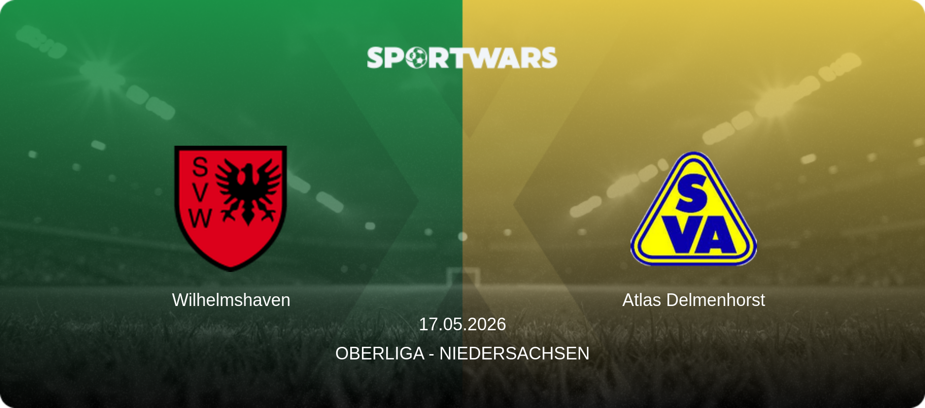 Wilhelmshaven — Atlas Delmenhorst, 17.05.2026 — Oberliga - Niedersachsen (match preview)