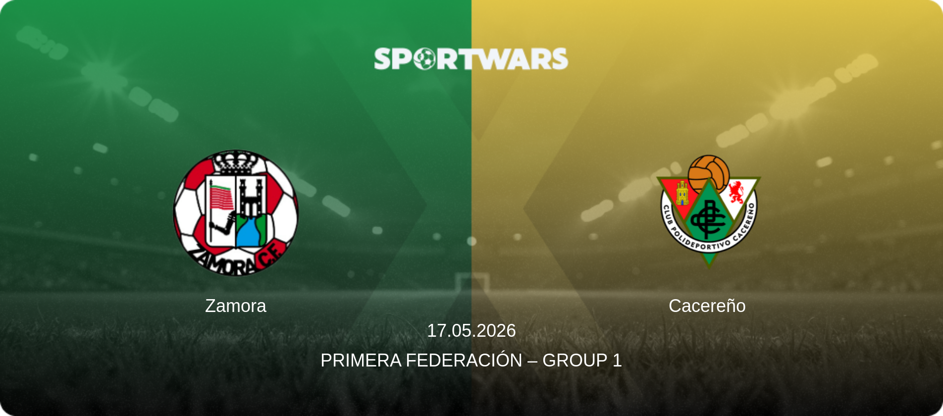 Zamora — Cacereño, 17.05.2026 — Primera Federación – Group 1 (match preview)
