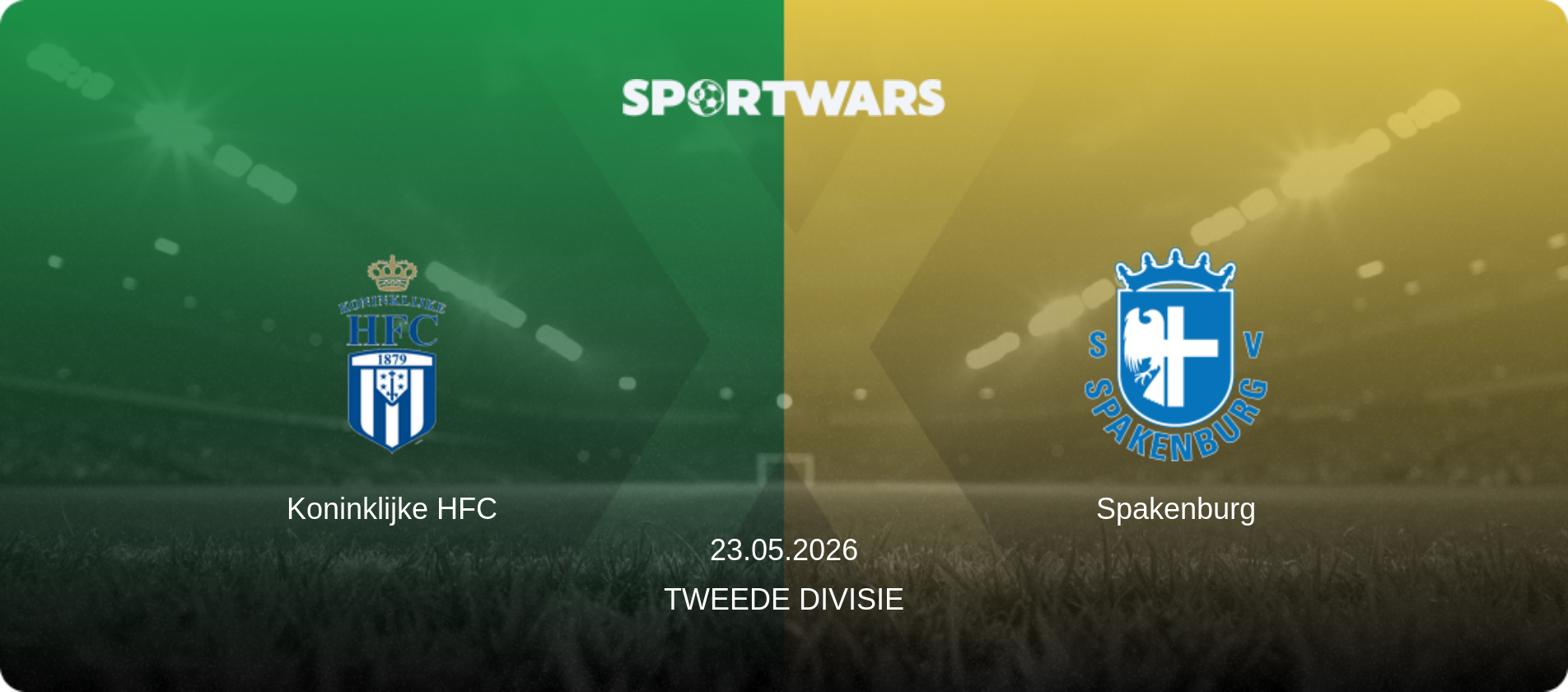 Koninklijke HFC — Spakenburg, 23.05.2026 — Tweede Divisie (match preview)