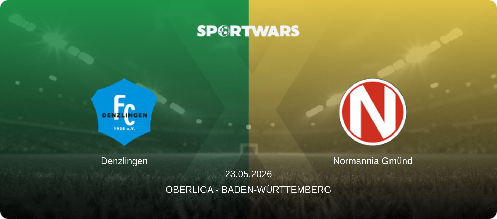 Denzlingen — Normannia Gmünd, 23.05.2026 — Oberliga - Baden-Württemberg (match preview)