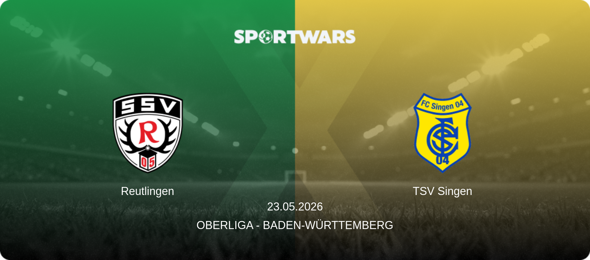 Reutlingen — TSV Singen, 23.05.2026 — Oberliga - Baden-Württemberg (match preview)
