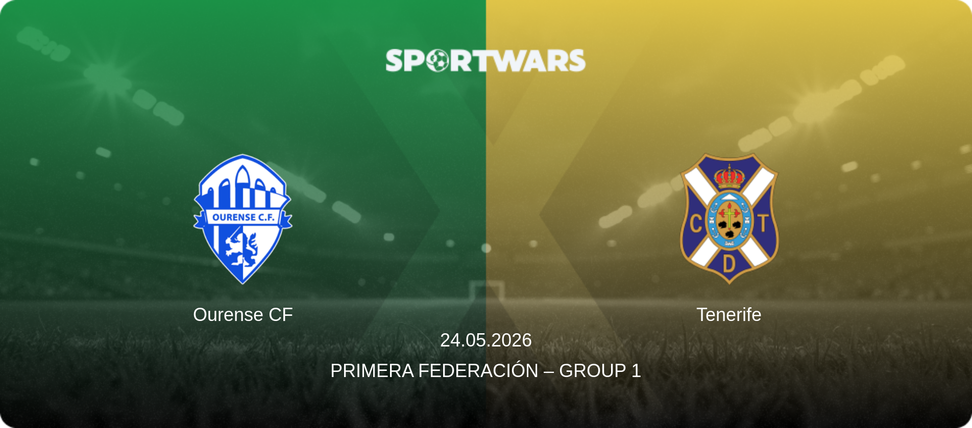Ourense CF — Tenerife, 24.05.2026 — Primera Federación – Group 1 (match preview)