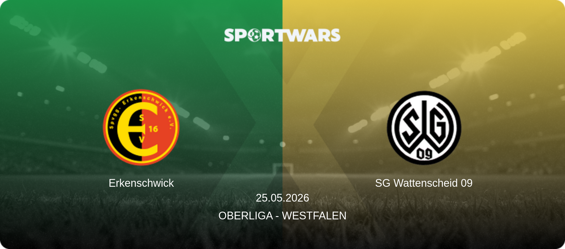 Erkenschwick — SG Wattenscheid 09, 25.05.2026 — Oberliga - Westfalen (match preview)