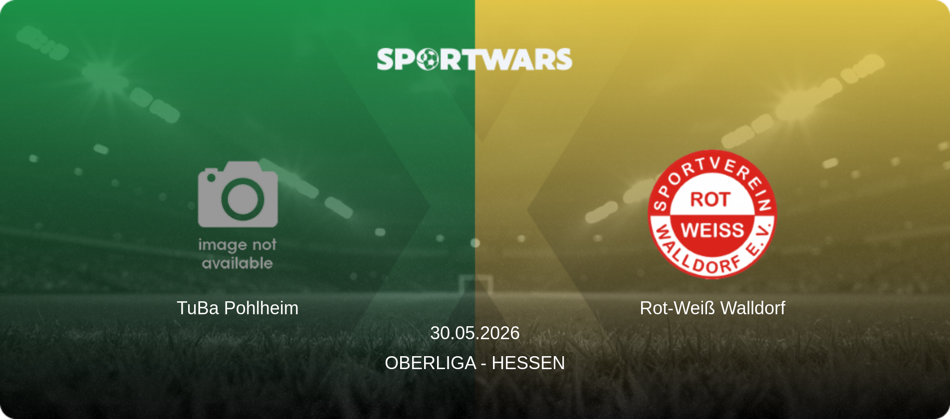 TuBa Pohlheim — Rot-Weiß Walldorf, 30.05.2026 — Oberliga - Hessen (match preview)