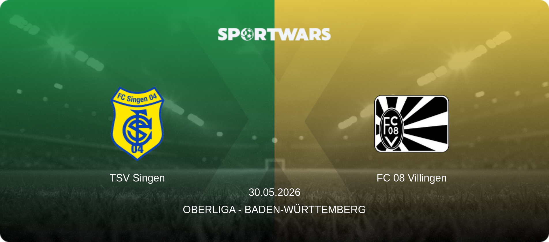TSV Singen — FC 08 Villingen, 30.05.2026 — Oberliga - Baden-Württemberg (match preview)