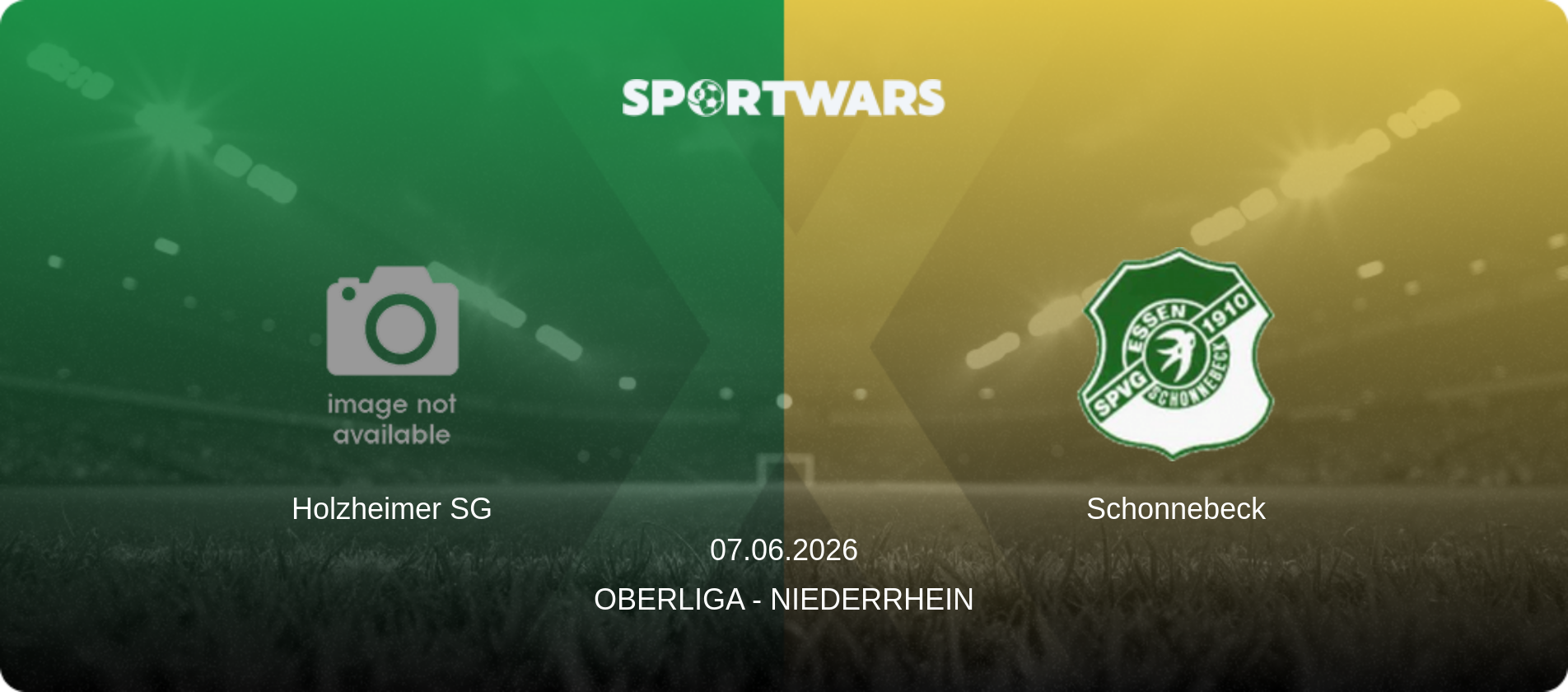 Holzheimer SG — Schonnebeck, 07.06.2026 — Oberliga - Niederrhein (match preview)