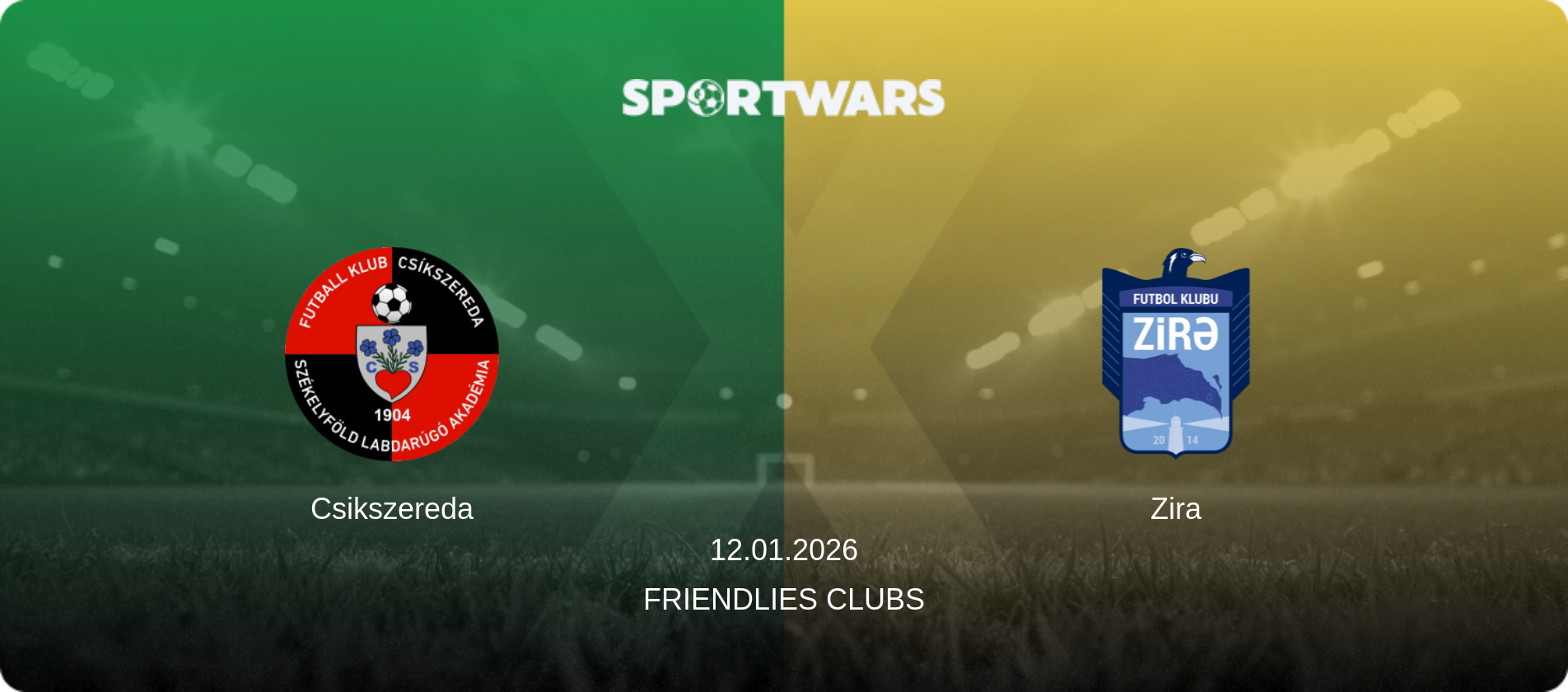 Csikszereda — Zira, 12.01.2026 — Friendlies Clubs (match preview)