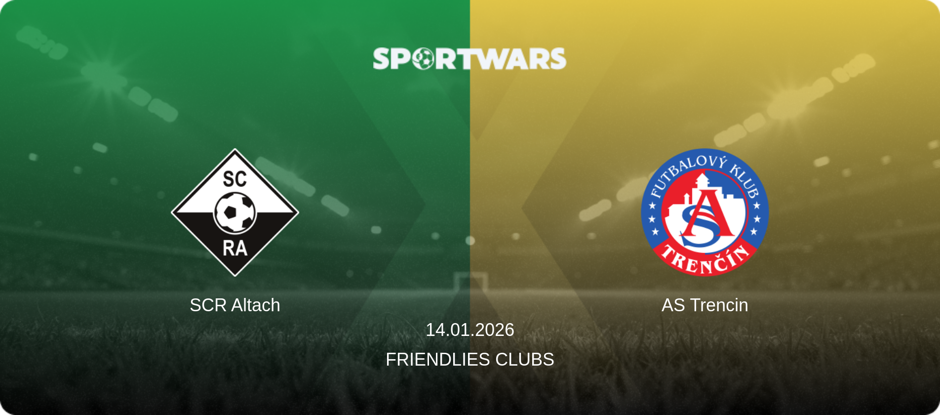 SCR Altach — AS Trencin, 14.01.2026 — Friendlies Clubs (match preview)