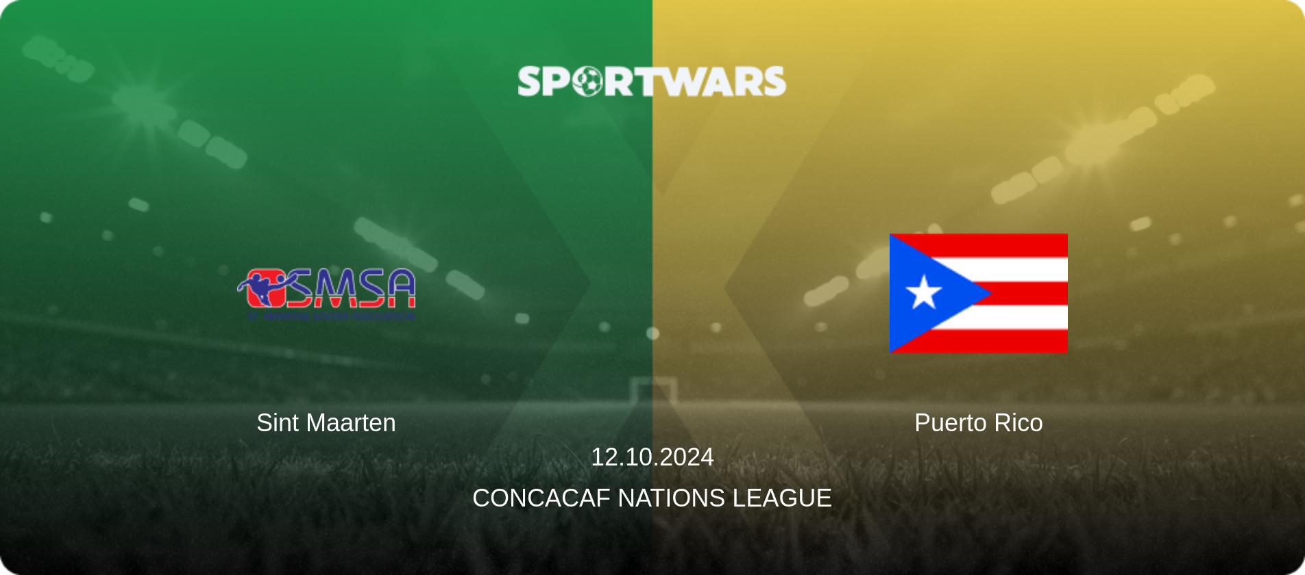 Sint Maarten — Puerto Rico, 12.10.2024 — CONCACAF Nations League (match preview)
