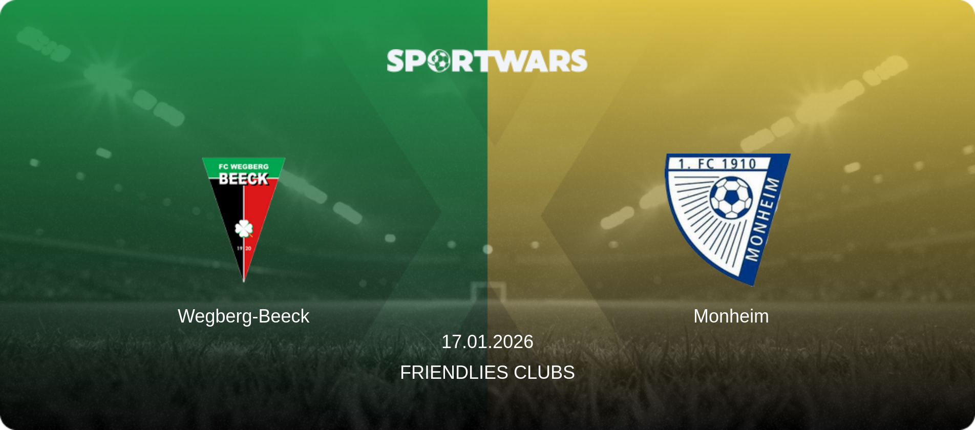 Wegberg-Beeck — Monheim, 17.01.2026 — Friendlies Clubs (match preview)
