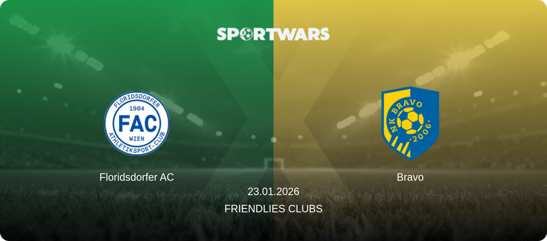 Floridsdorfer AC — Bravo, 23.01.2026 — Friendlies Clubs (match preview)