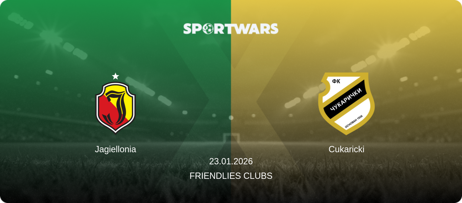 Jagiellonia — Cukaricki, 23.01.2026 — Friendlies Clubs (match preview)